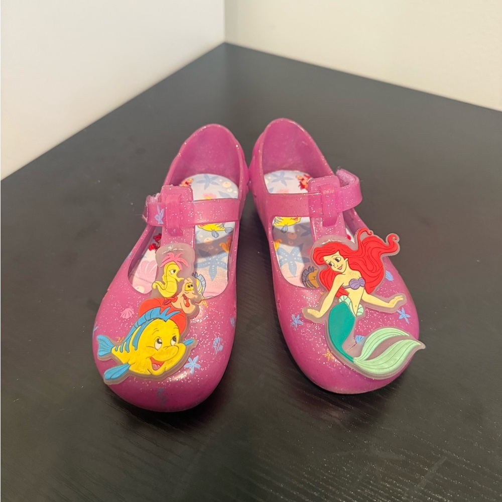 Disney Little Mermaid Mary Jane Jelly Shoes Size 9.5